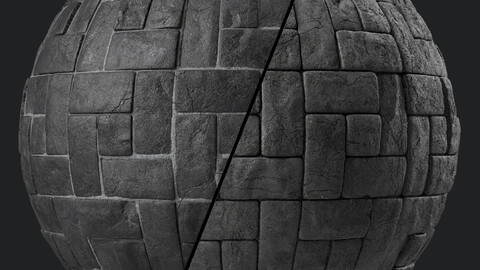 Stone Wall Materials 48- Stone walls|Sbsar Pbr 4k Seamless