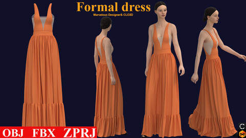 woman formal dress ZPRJ+OBJ+FBx