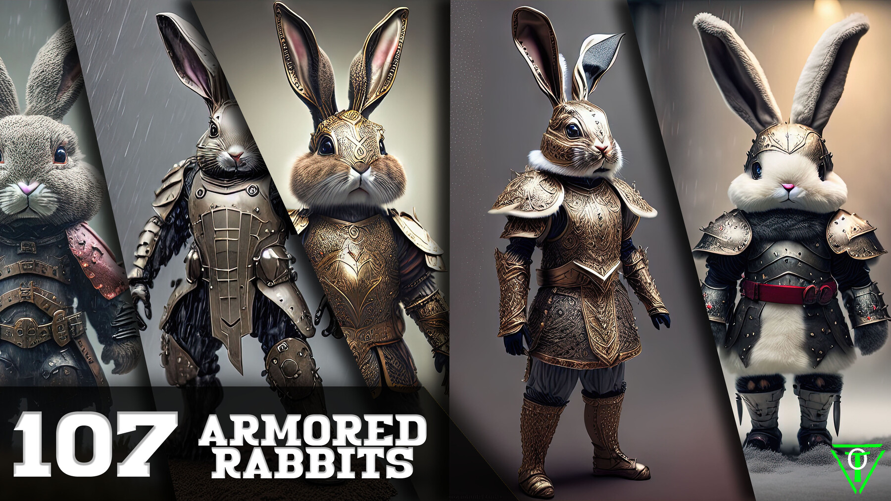 ArtStation - 107 Armored rabbits (More Than 8K Resolution) | Artworks