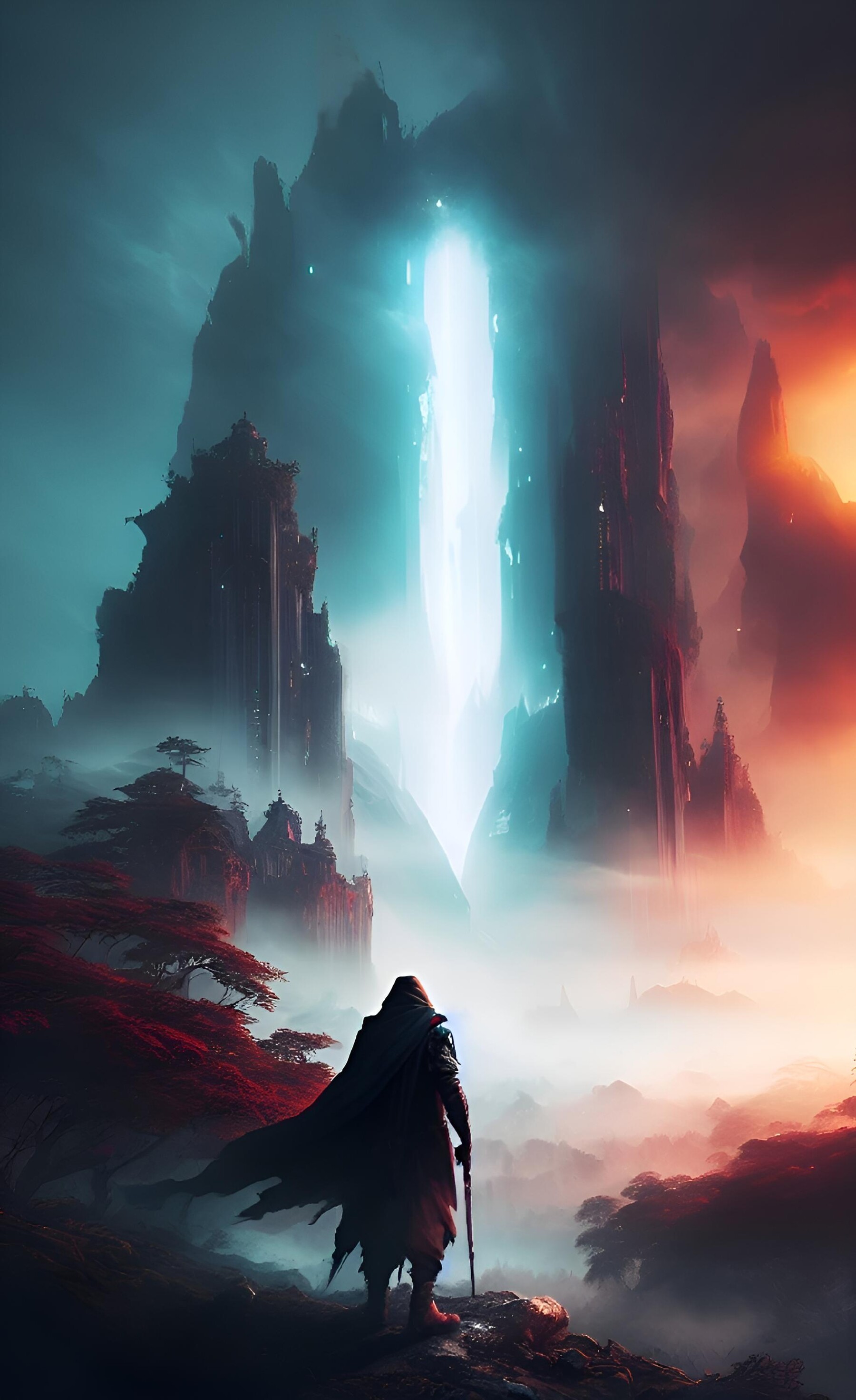 ArtStation - Valley of Mysteries: A Stranger's Contemplation | Artworks