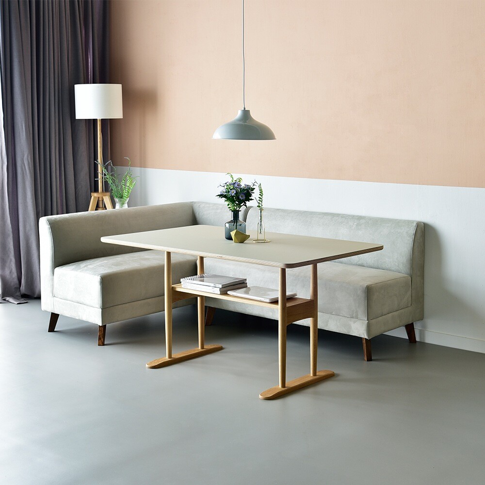 ArtStation Bundmore Linoleum Living Dining 4person Corner Table Sofa