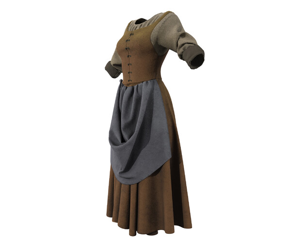 ArtStation - Medieval renaissance farmer clothes (Fbx, Obj, Zprj, 4K