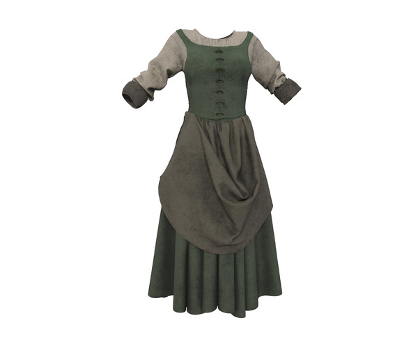 ArtStation - Medieval renaissance farmer clothes (Fbx, Obj, Zprj, 4K