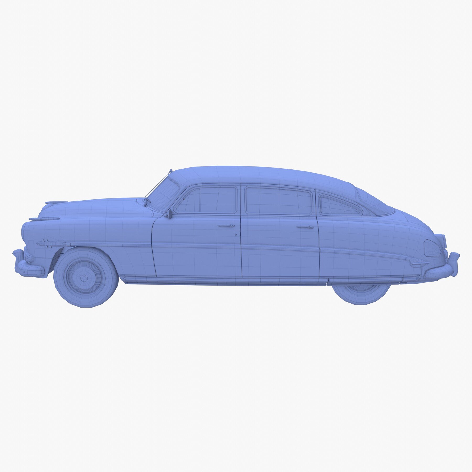 ArtStation - Generic 50s sedan | Game Assets