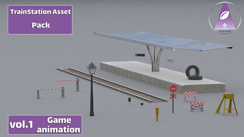 TrainStation Asset pack_ Vol 1
