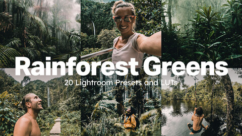 Rainforest Greens - 20 LUTs and Lightroom Presets