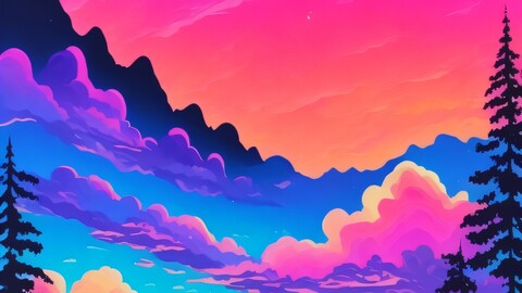 Colorful sky