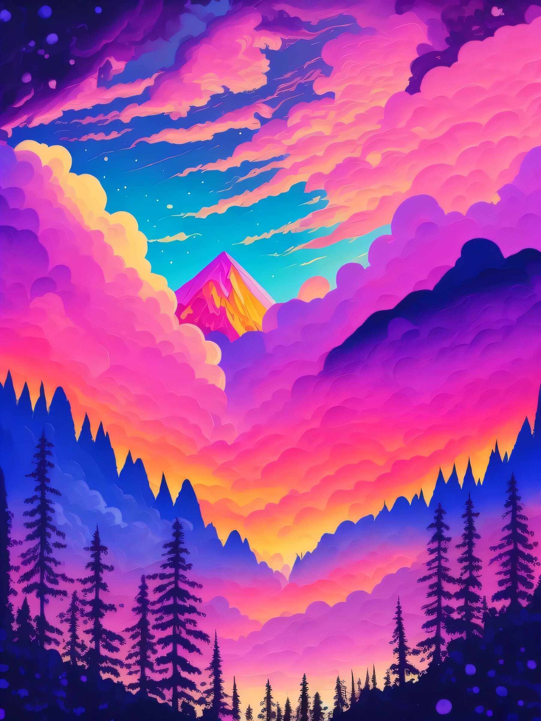 ArtStation - Colorful sky | Artworks