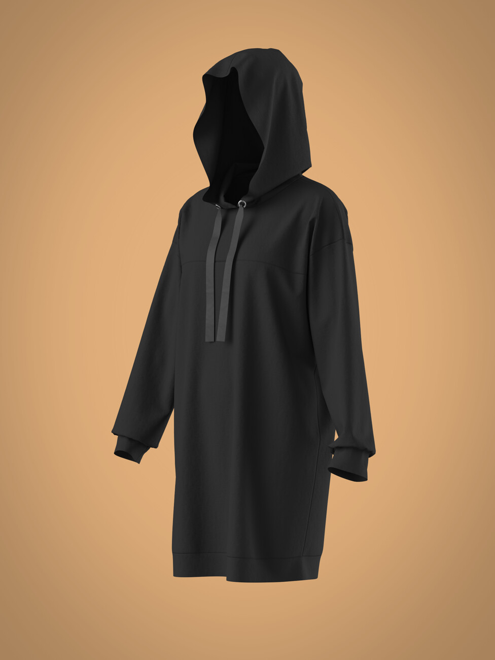 ArtStation 3D OVERSIZE HOODIE DRESS WOMEN Resources