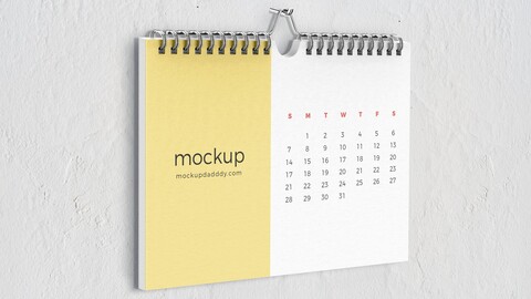 Artstation - Landscape Wall Calendar Mockup 