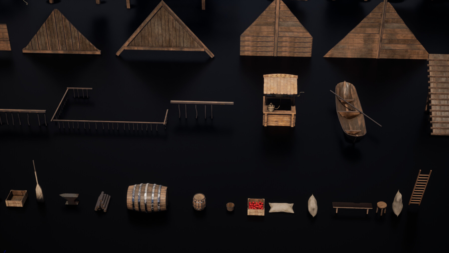 ArtStation - Village-kitbash | Game Assets