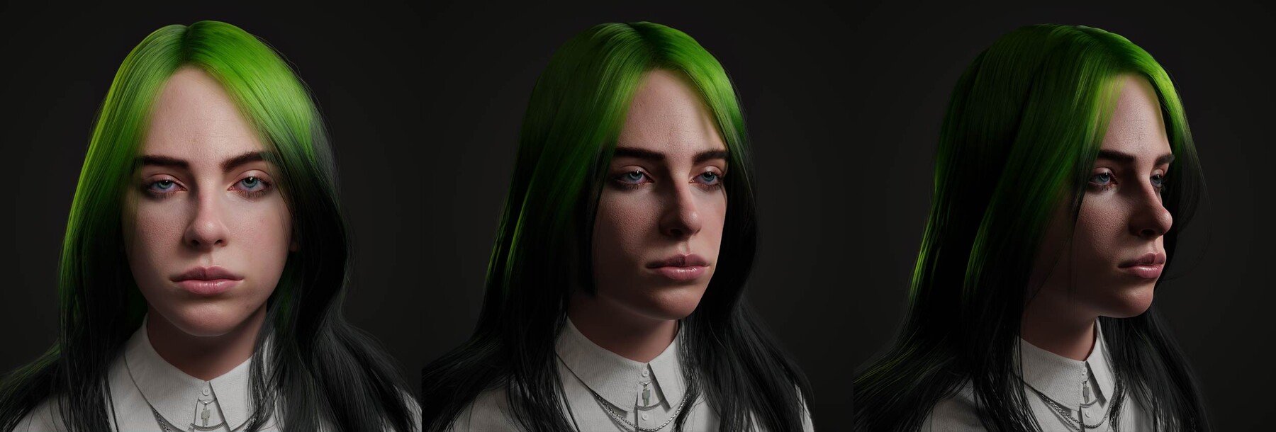 Artstation 3d Billie Eilish 3d Model Blender3d Game Assets