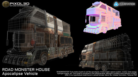 Road Monster House - Apocalypse Truck