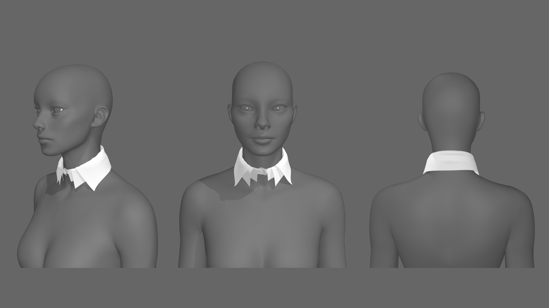 ArtStation 20 collar models /Marvelous Designer +OBJ +FBX Game Assets