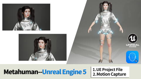 Dilireba- Famous chinese actress--Metahuman/Unreal engine 5
