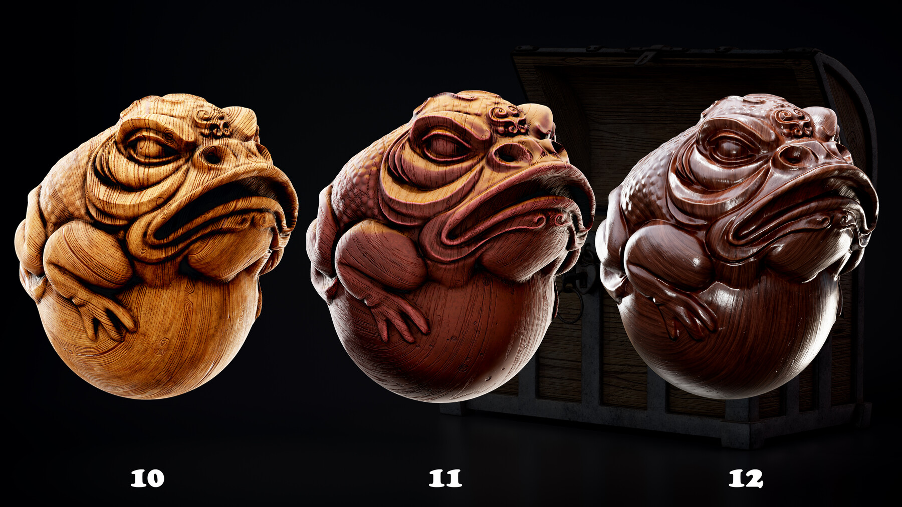 ArtStation - 40 Stylized Wood-Metal Smart Material+ 4K PBR Textures ...