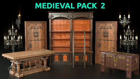 Medieval Collection pack two 3D Model