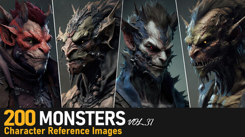 Monsters VOL.31|Reference Images