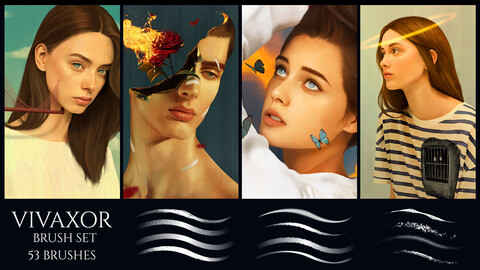 Vivaxor Surreal Portrait Brush Set (Photoshop)