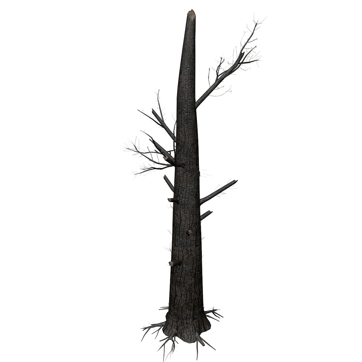 ArtStation - Burnt Tree #01 - High Poly Tree (3D Model) | Game Assets