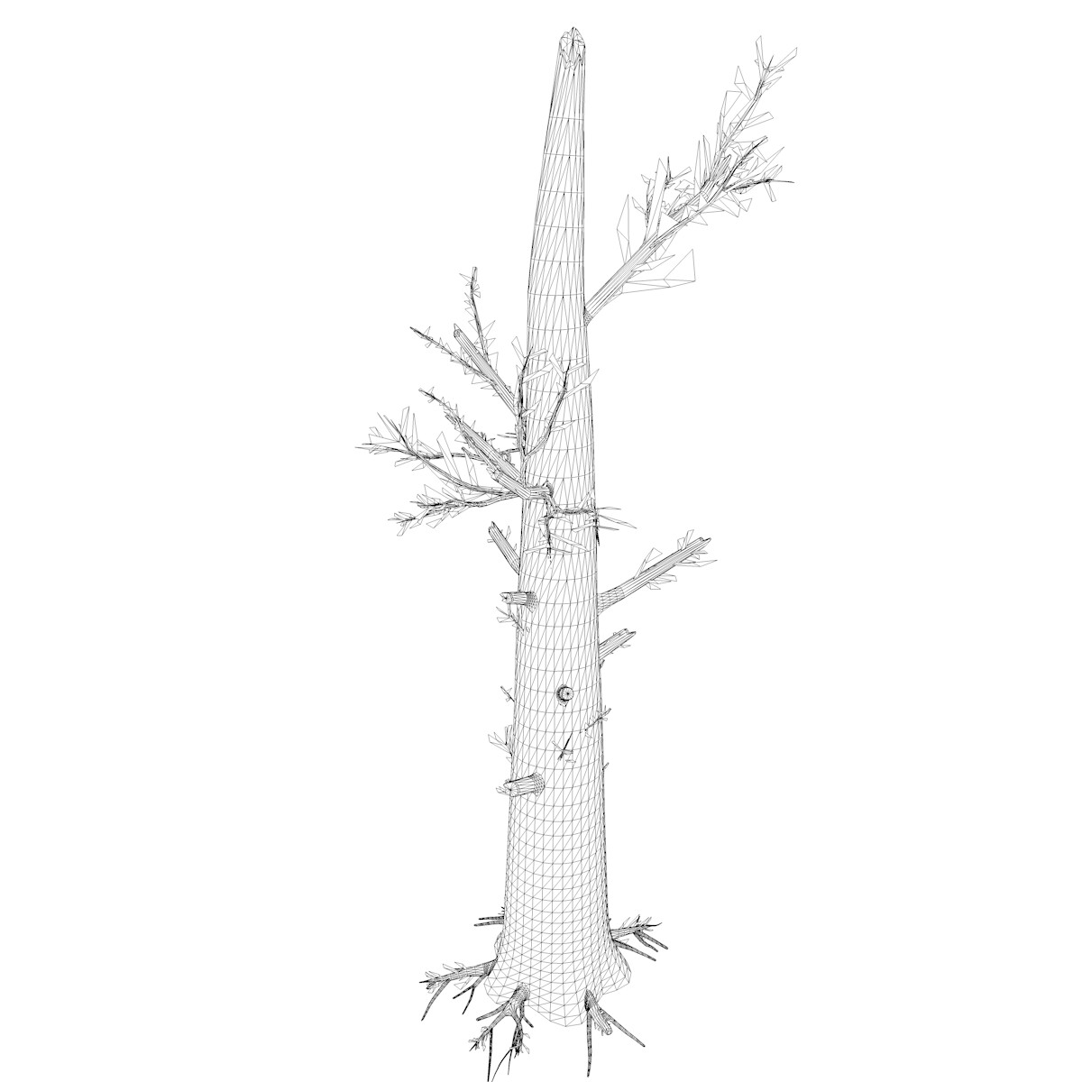 ArtStation - Burnt Tree #01 - High Poly Tree (3D Model) | Game Assets