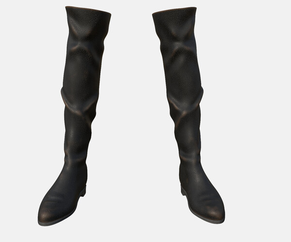 ArtStation - Leather Boots Man | Game Assets