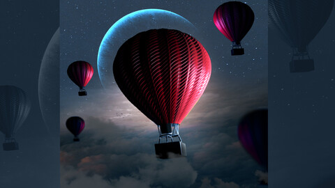 Fantasy Air Ballon Exclusive Premade
