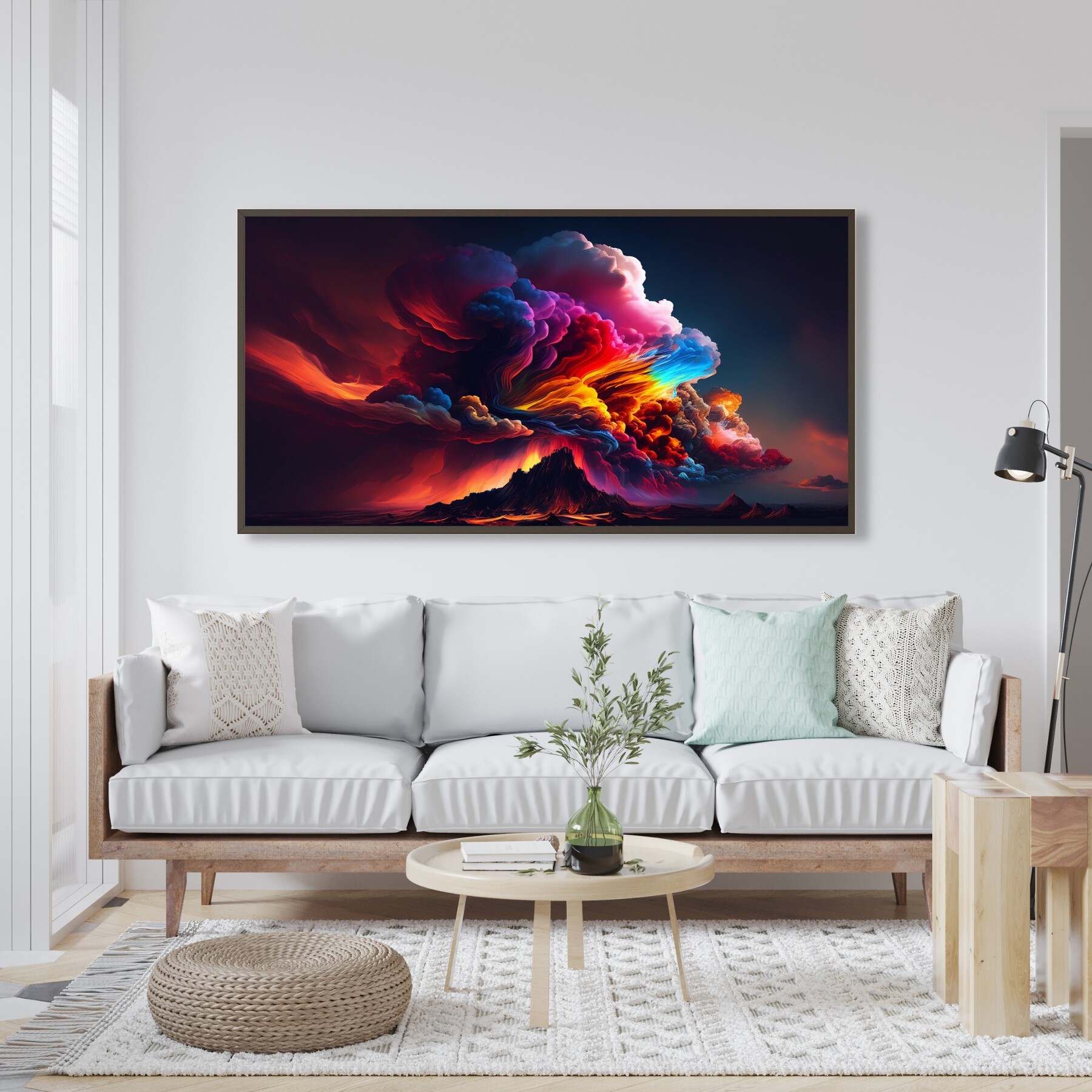 ArtStation - Wall Art Color Sky, Home Decor Art, Sky Abstract Art ...