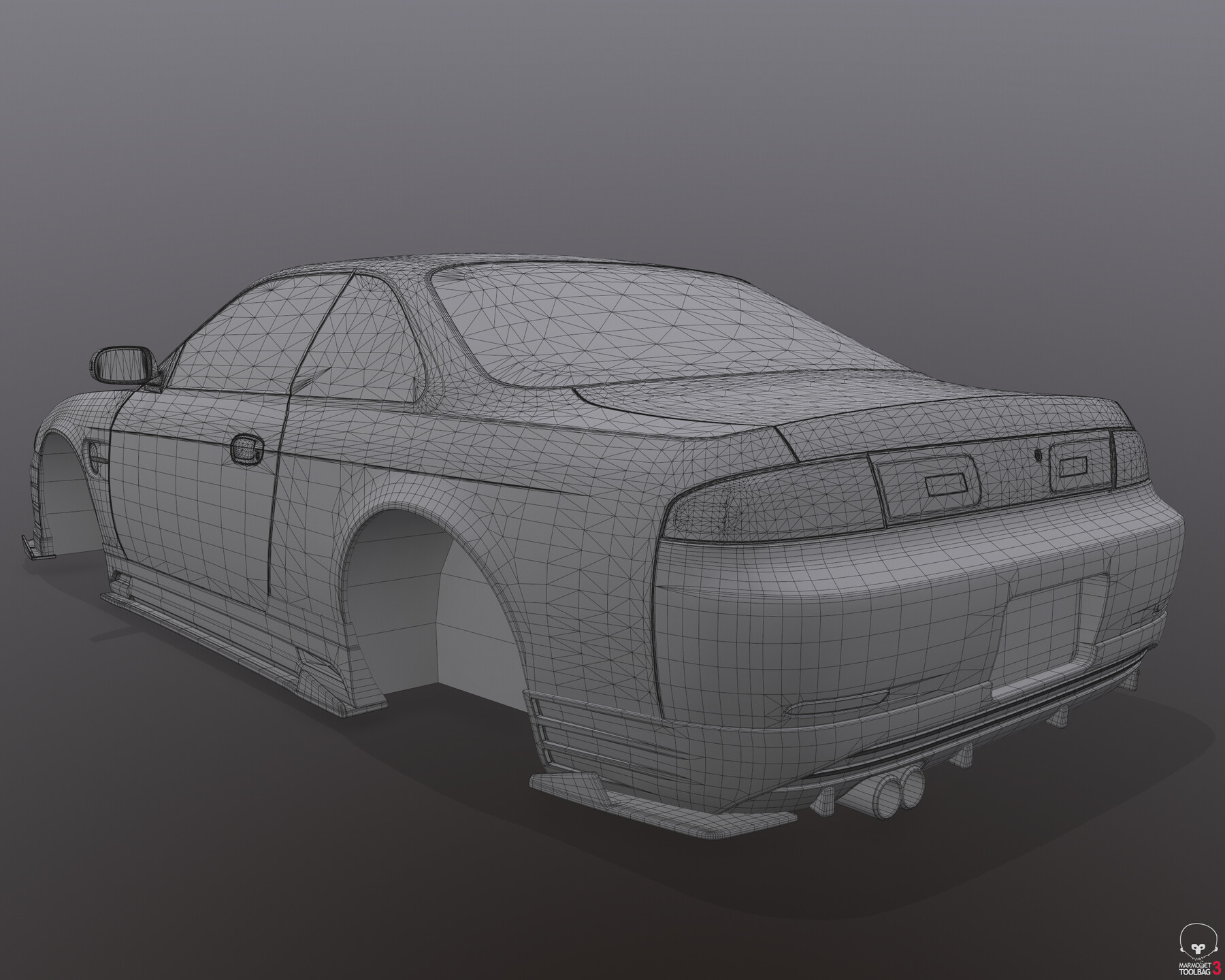 3D☆STAR NISSAN S14 SILVIA ルーフスポイラー 3D☆STAR NISSAN S14 SILVIA ルーフスポイラー ArtStation - Nissan