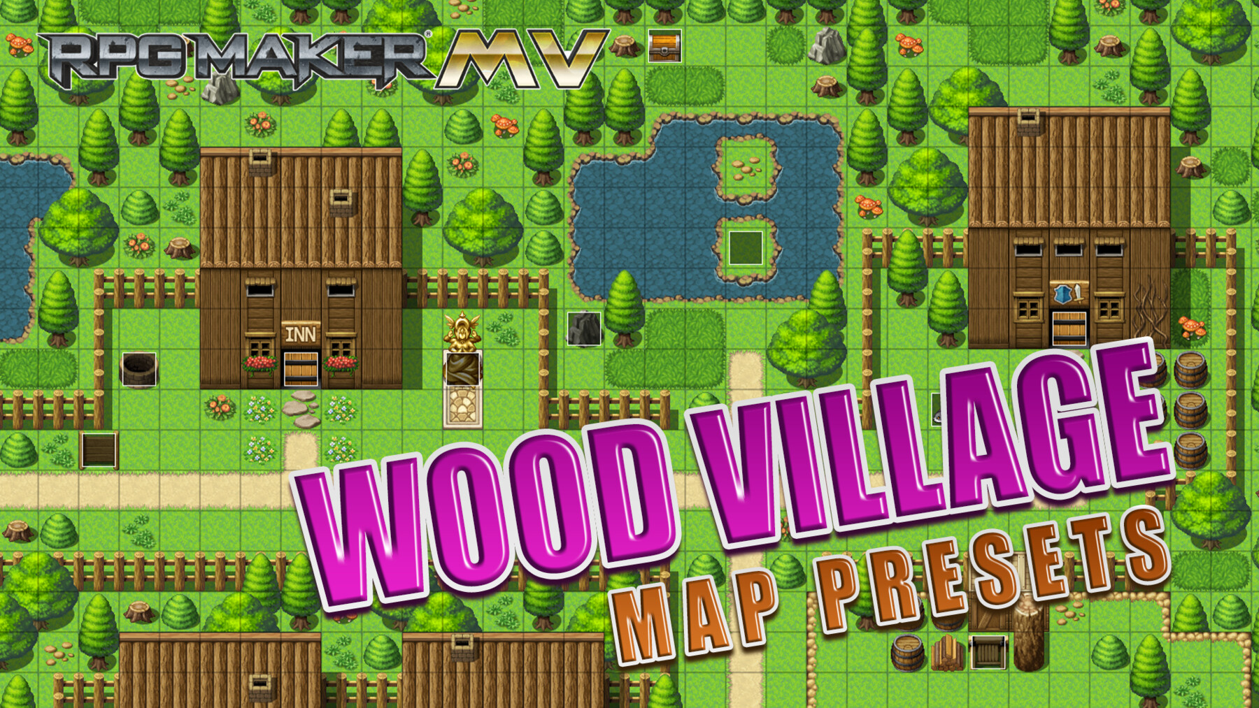 ArtStation WOOD VILLAGE (RPG MAKER Map Presets) Game Assets | lupon.gov.ph