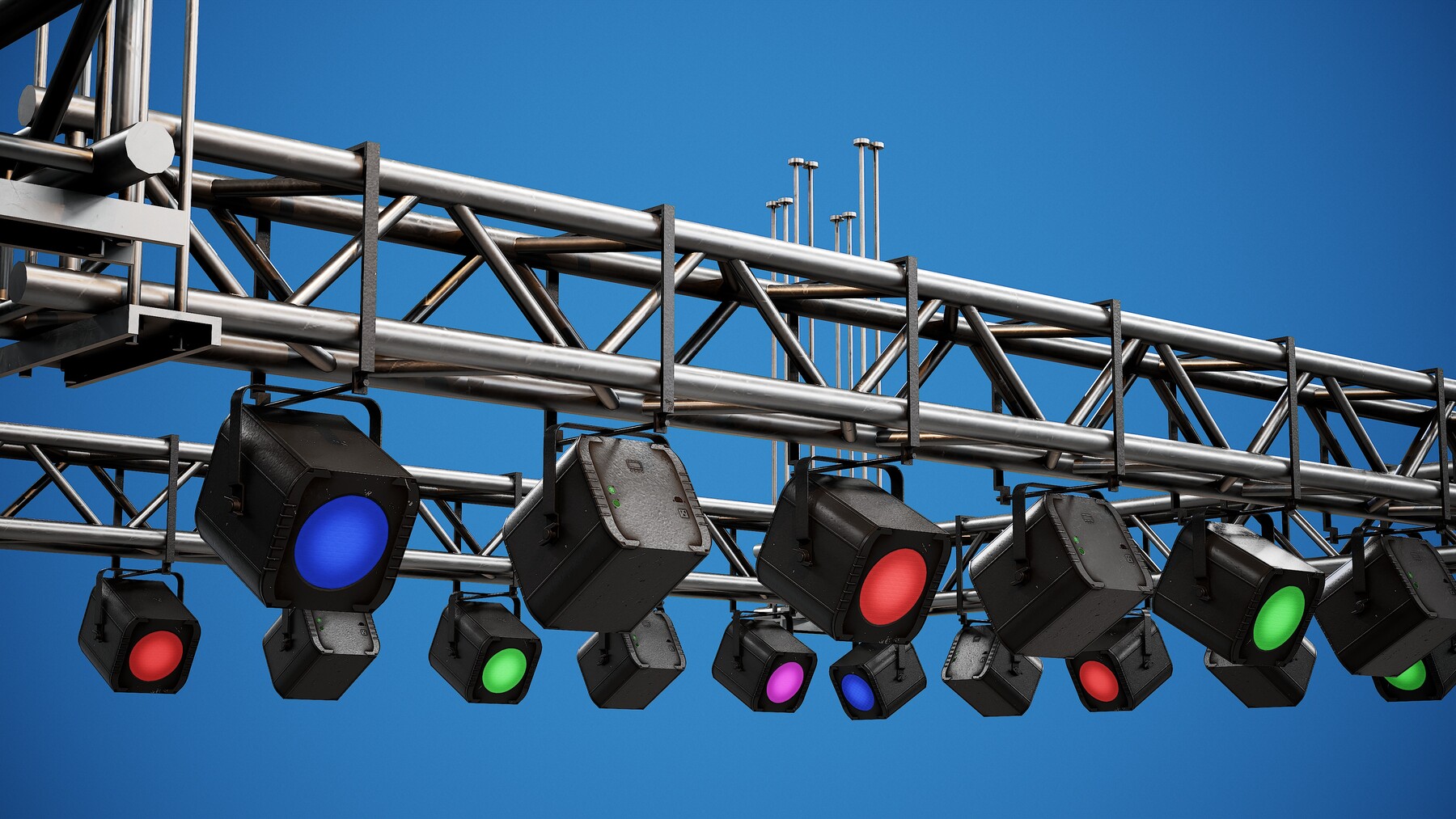 ArtStation - Light Truss - PBR Game Ready Props | Game Assets