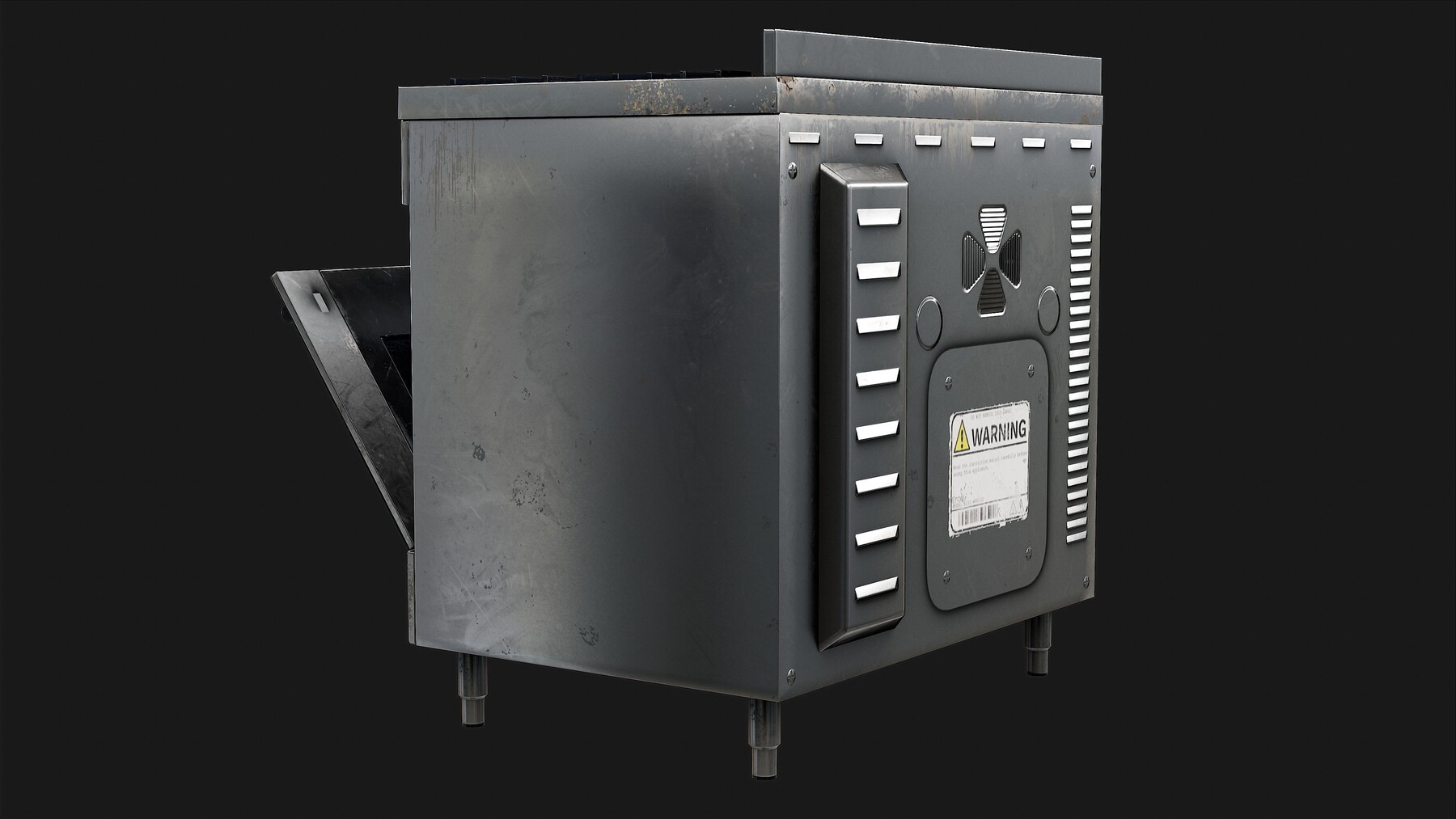 ArtStation Gas Stove Game ready props Game Assets