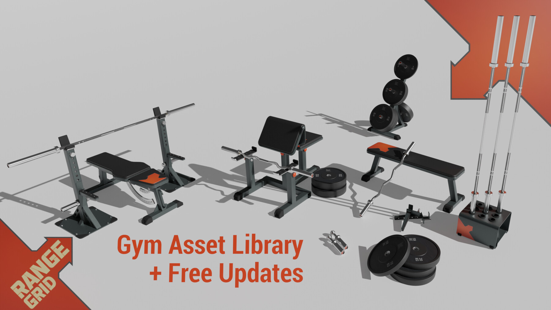 ArtStation Blender Gym Asset Library Resources