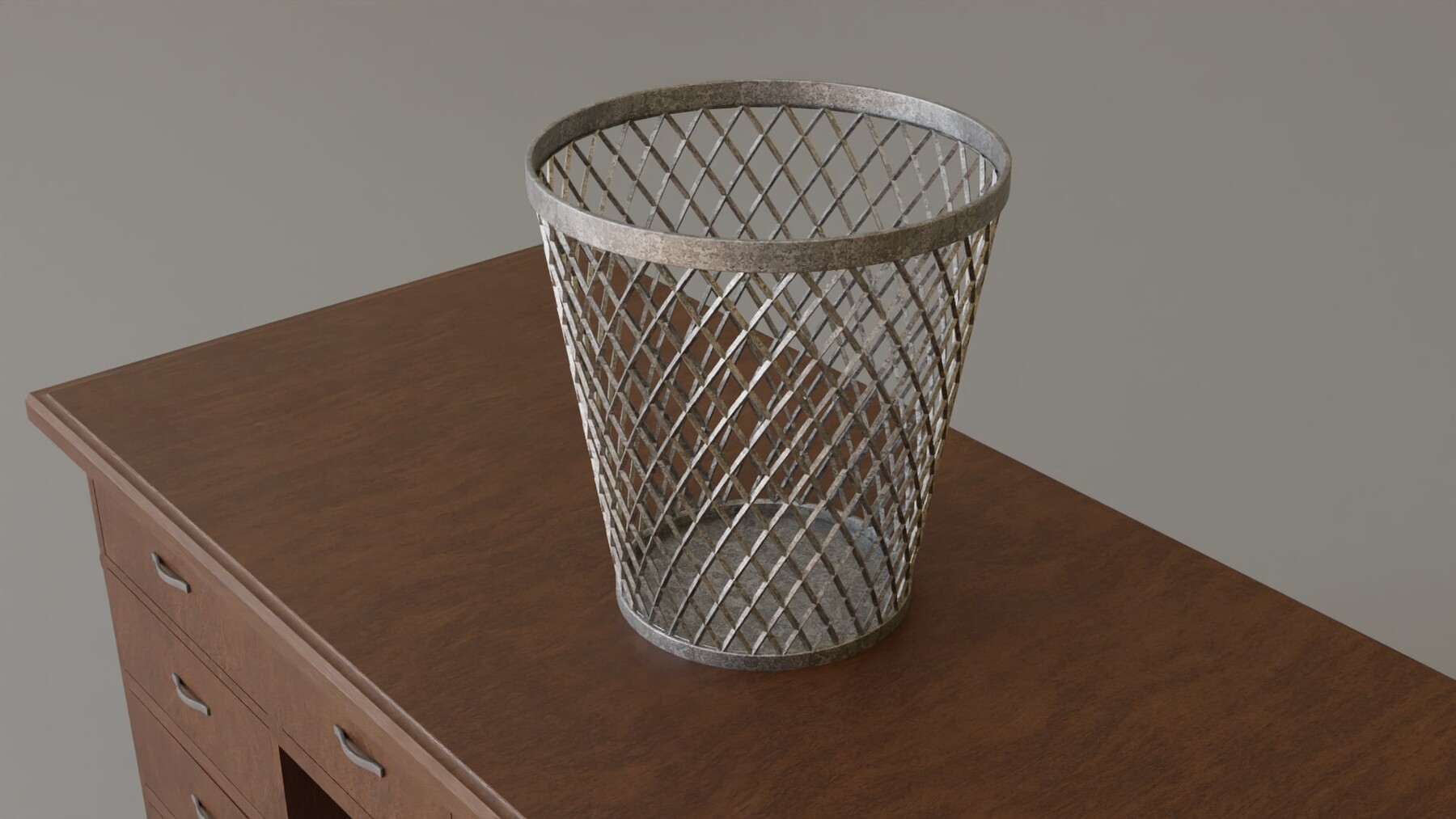 ArtStation Trash Can ( Ready For Game ) Game Assets