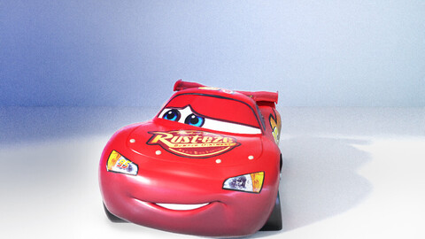 lightning McQueen Vehicle 3d 3D print model