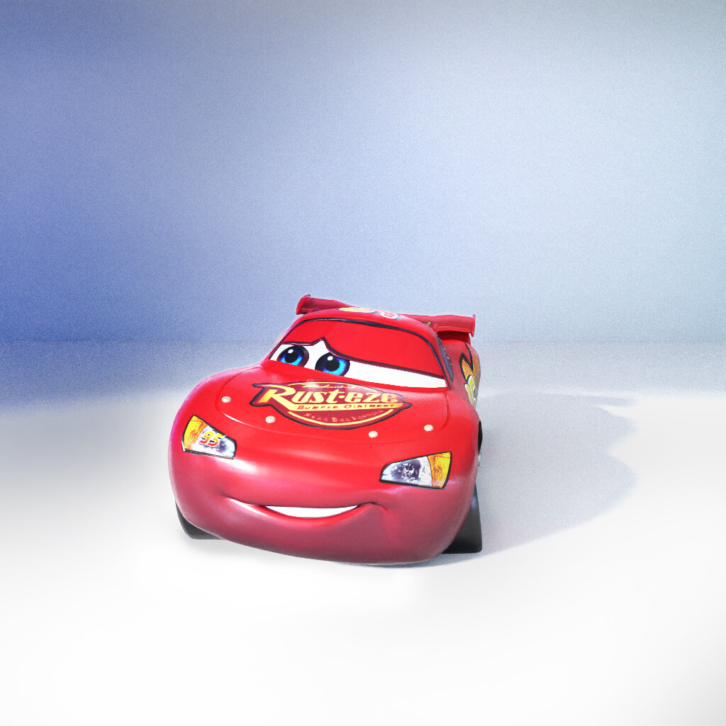 Lightning Mcqueen Character 3D model