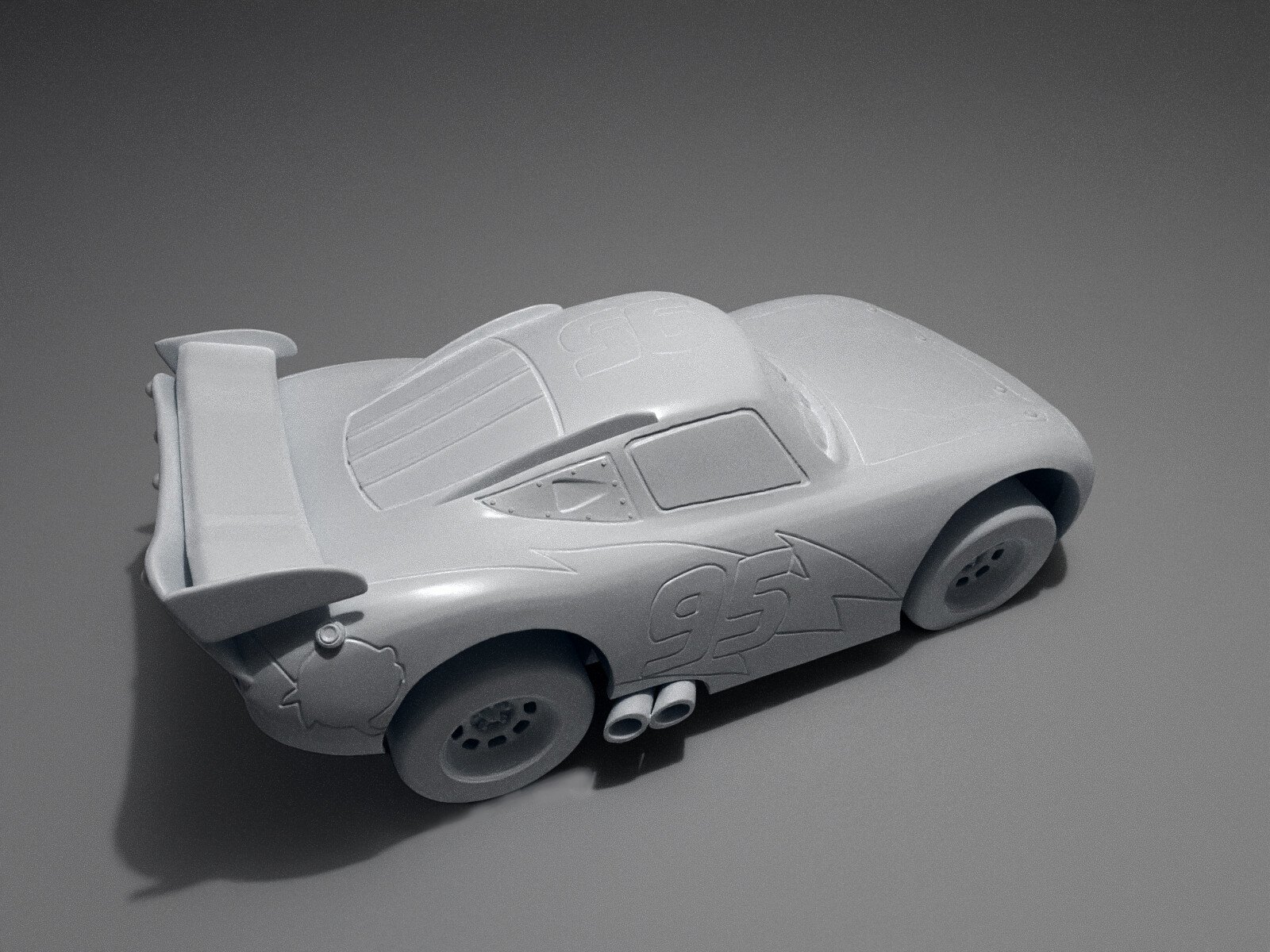 3D file Disney Pixar Cars Diecast Lightning McQueen Vehicle 3d 🌩️・3D print  object to download・Cults