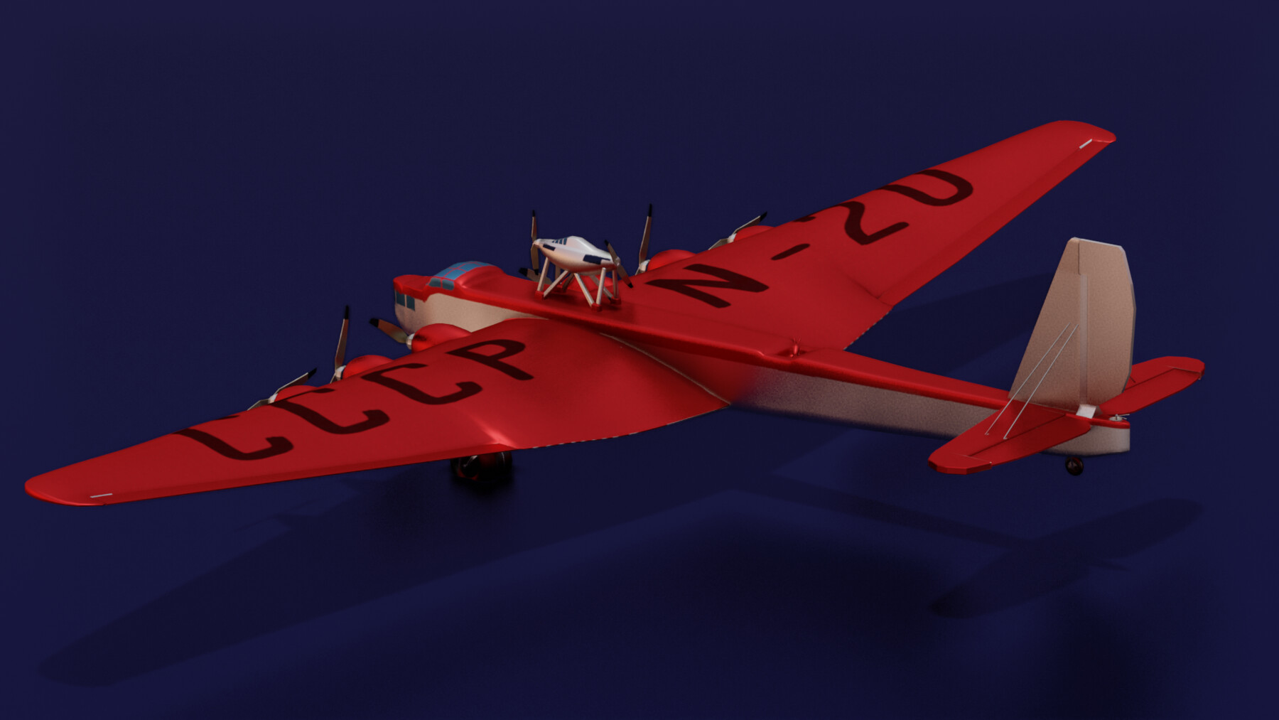 ArtStation Tupolev ANT20 3d model Game Assets