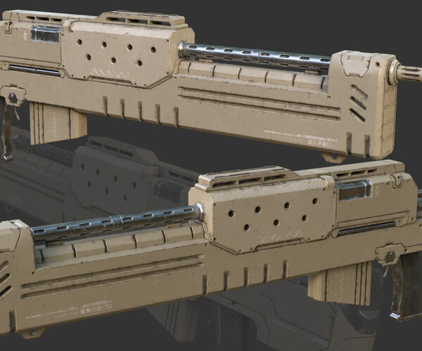 ArtStation - Sci Fi Gun for Games | Game Assets