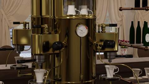 Espresso Machine for Daz Studio