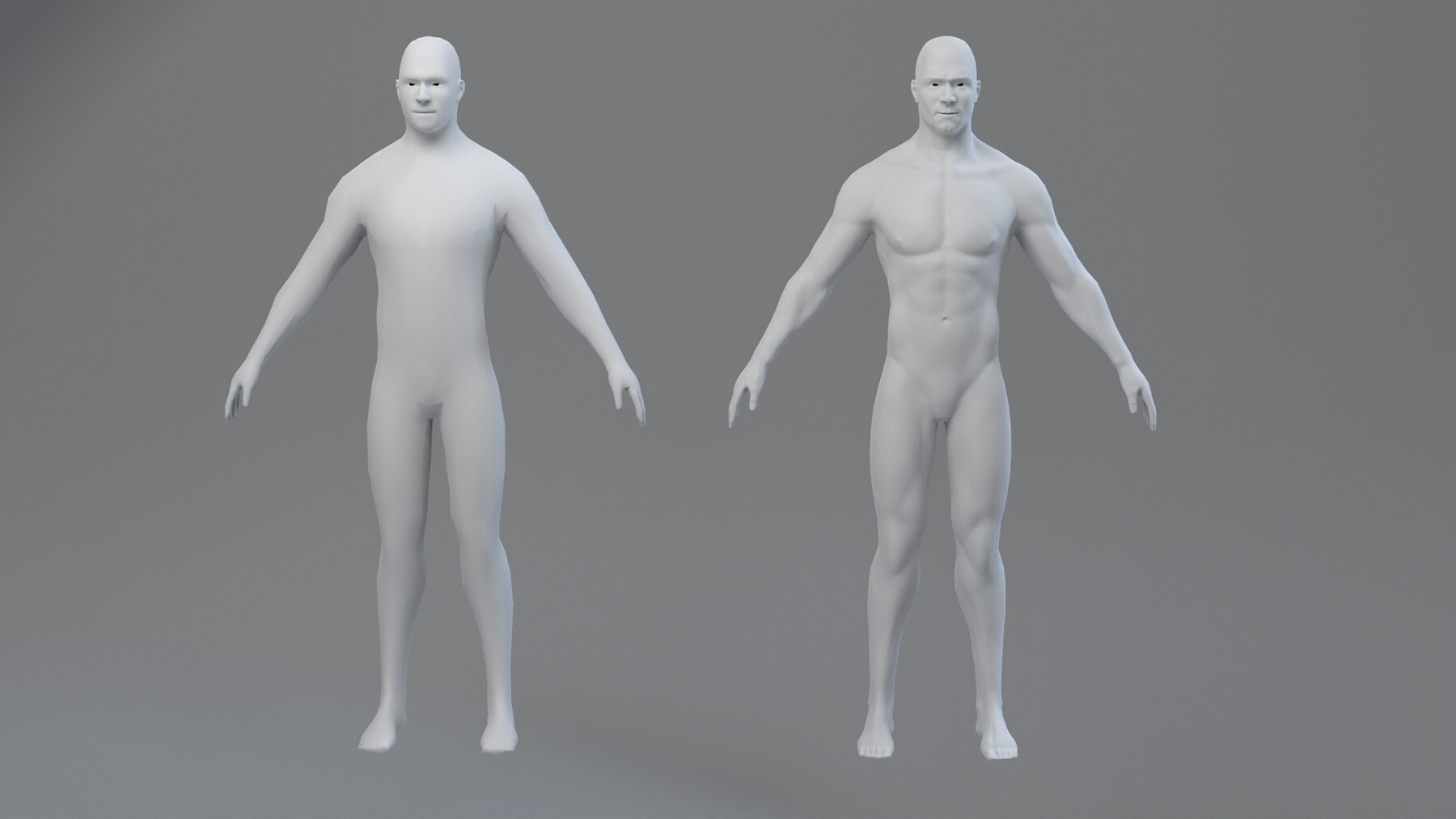 ArtStation - Male Body Base Mesh