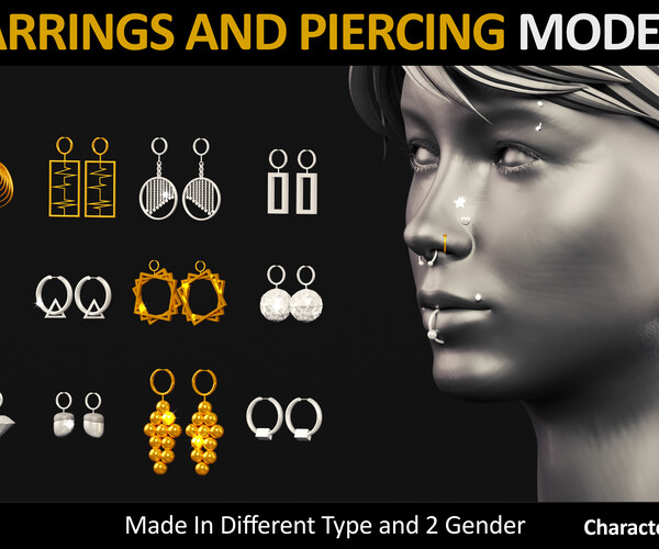 ArtStation - 270+ JEWELRY COLLECTION MODELS | Game Assets