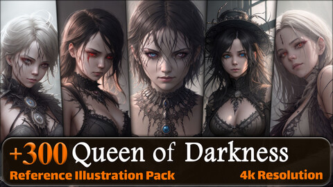 300 Queen of Darkness Reference Pack | 4K | v.3