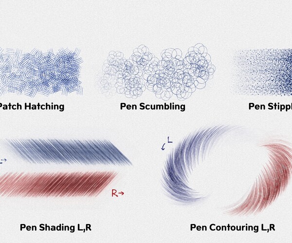 ArtStation Procreate Ballpoint Pen Brush 20 Pen Brushes for