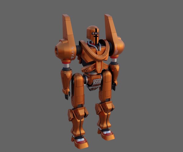 Mecha Giant Robot Anime - Robo Gigante | 3D model