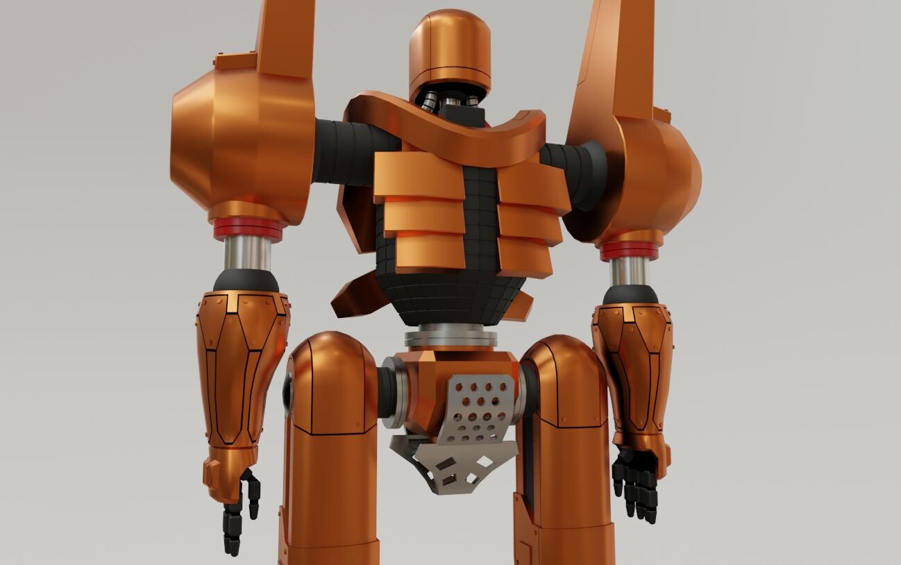 Mecha Giant Robot Anime - Robo Gigante | 3D model