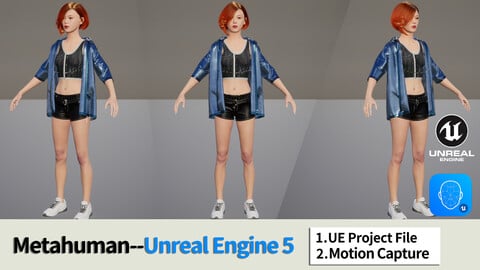 Gen- Hip hop girl--Metahuman/Unreal engine 5