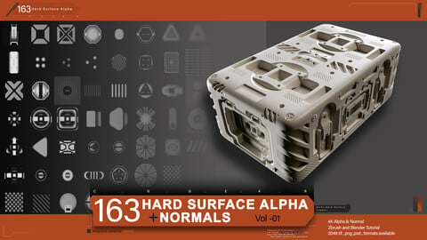Hard-Surface Alphas Vol.1