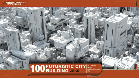 futuristic Sci-fi City Building pack vol 5