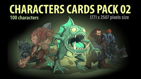 Characters Cards pack 02